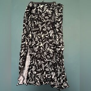 Midnight Hour Dark Night Maxi Skirt 3XL - spooky season vibes!